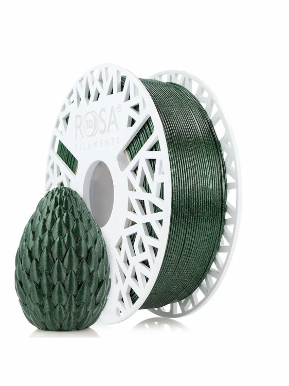ROSA 3D PET-G Galaxy HS 1,75 mm Green 1 kg - szpula i wydruk Druk 3D Kraków