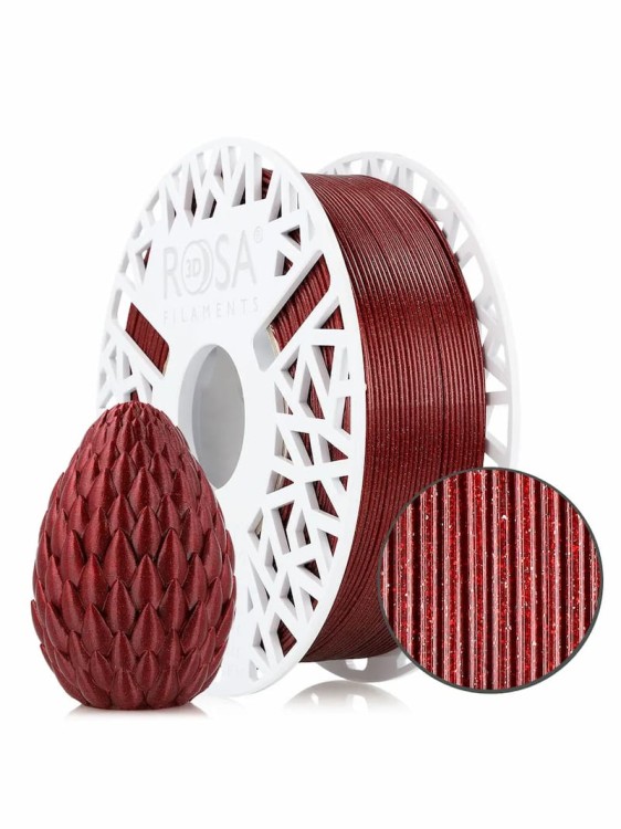 Filament PET-G Galaxy HS ROSA 3D 1,75 mm Red 1 kg Druk 3D Kraków