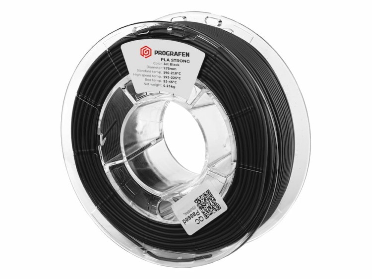 Filament Prografen PLA Graphene Strong 1,75 mm Jet Black 250 g