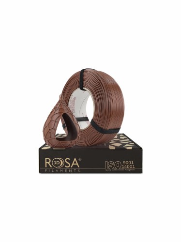 Filament ReFill PET-G Standard HS ROSA 3D 1,75 mm Milk Chocolate Brown 1 kg Druk 3D Kraków