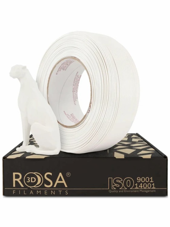 Filament ReFill PLA Speed Matt ROSA 3D 1,75 mm White 1 kg