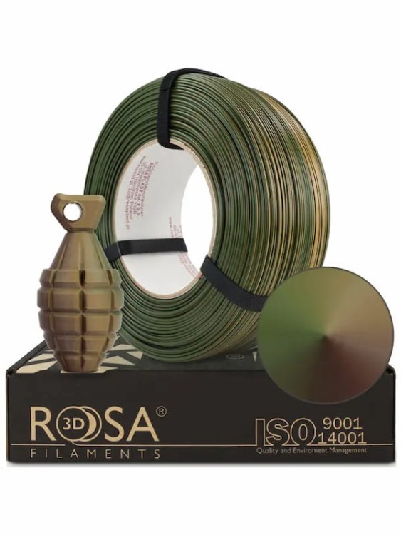 Filament PET-G Magic ROSA 3D 1,75 mm Army 1 kg - ReFill Druk 3D Kraków