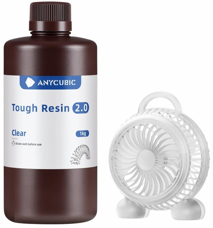 Transparentna żywica UV Anycubic Tough 2.0 Clear 1kg