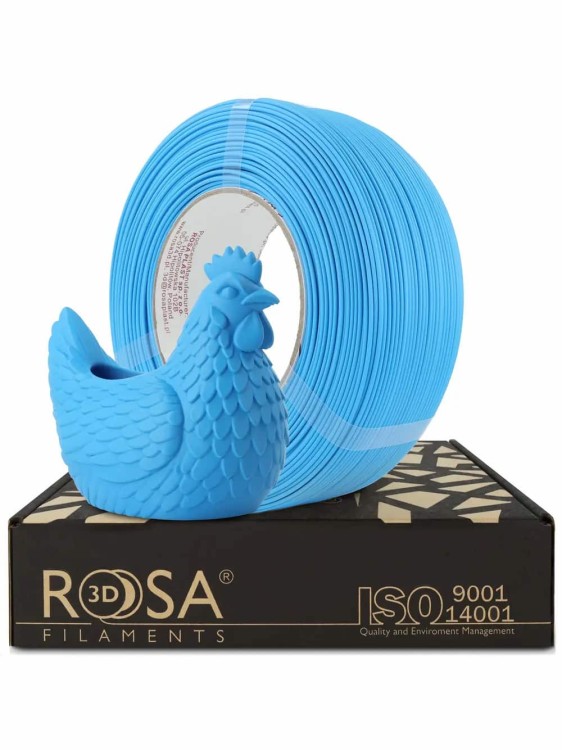 Filament ReFill PLA Speed Matt ROSA 3D 1.75mm Clear Blue 1kg