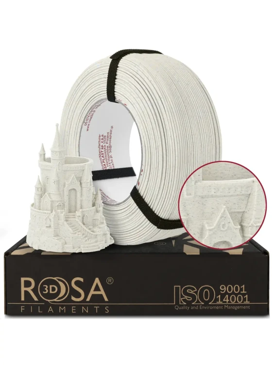 Filament Rosa ReFill PLA SpeedMatt Marble Carrara 1,75 mm 1 kg