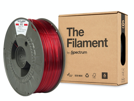 Spectrum The Filament PETG Transparent Red