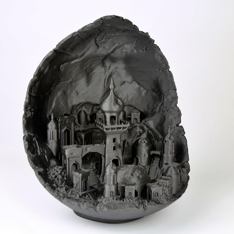 Filament Fiberlogy Refill R PLA Anthracite - wydruk 3D