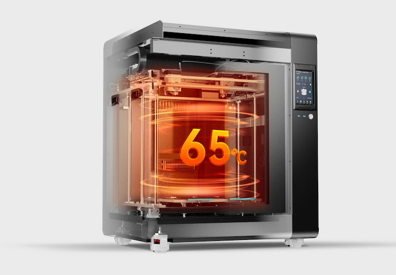 Kontrola temperatury wewnątrz komory - Flashforge Creator 4-S