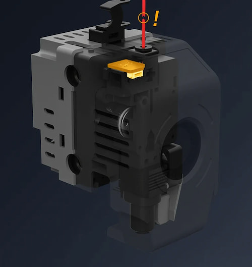 Qidi Tech Q1 Pro - czujnik końca filamentu