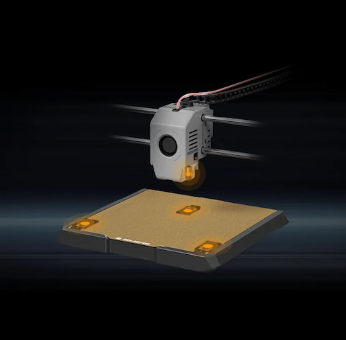 Qidi Tech Q1 Pro - autopoziomowanie stołu roboczego