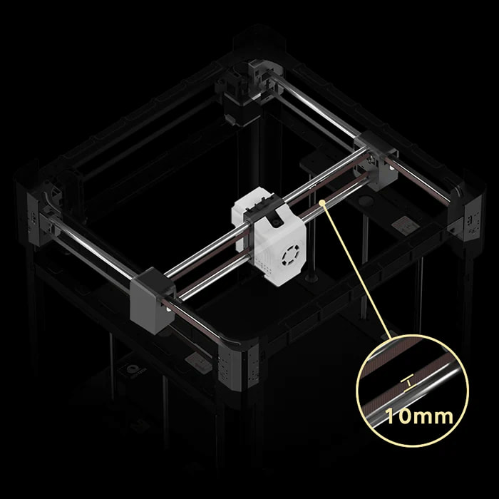 Qidi Tech X-Max 3 - kinematyka CoreXY