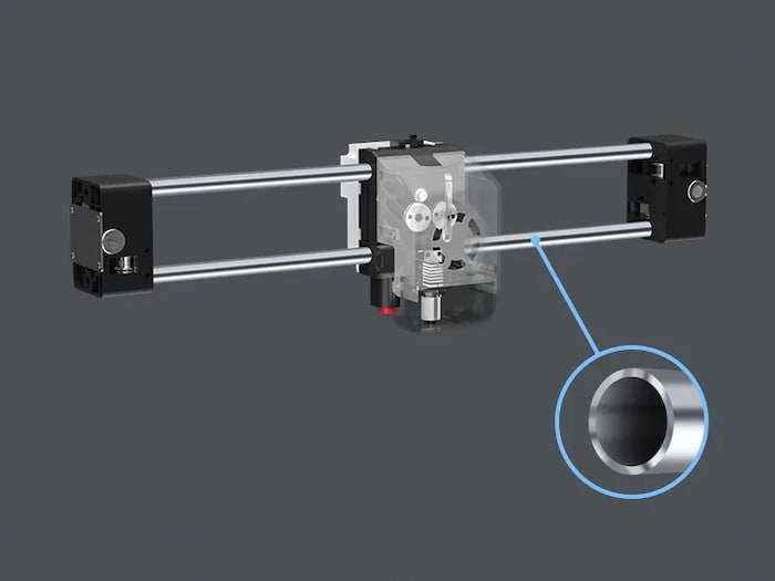 Qidi Tech X-Plus 3 - wałki liniowe