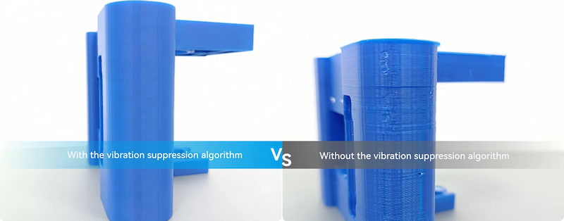 Redukcja wibracji - efekty na wydruku 3D
