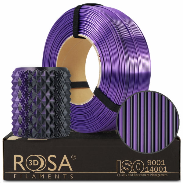 ROSA 3D PLA Magic Silk Mistic Violet - materiał