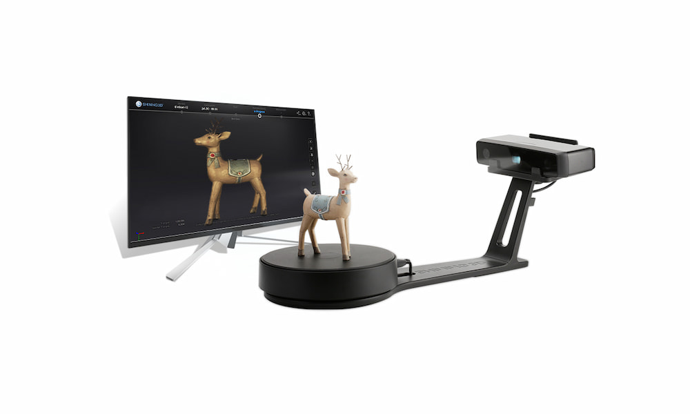 Skaner 3D EinScan SE V2 - proces skanowania za pomocą urządzenia