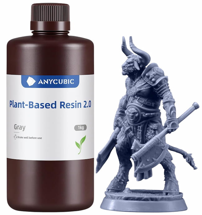Żywica UV Anycubic Plant-Based 2.0 Grey 1kg